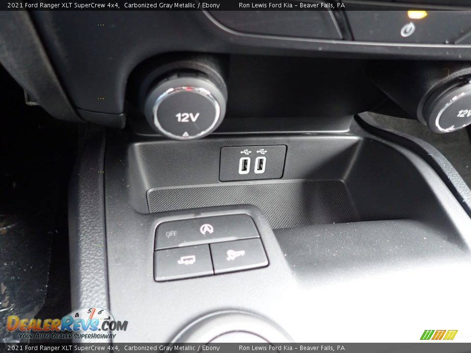 2021 Ford Ranger XLT SuperCrew 4x4 Carbonized Gray Metallic / Ebony Photo #20
