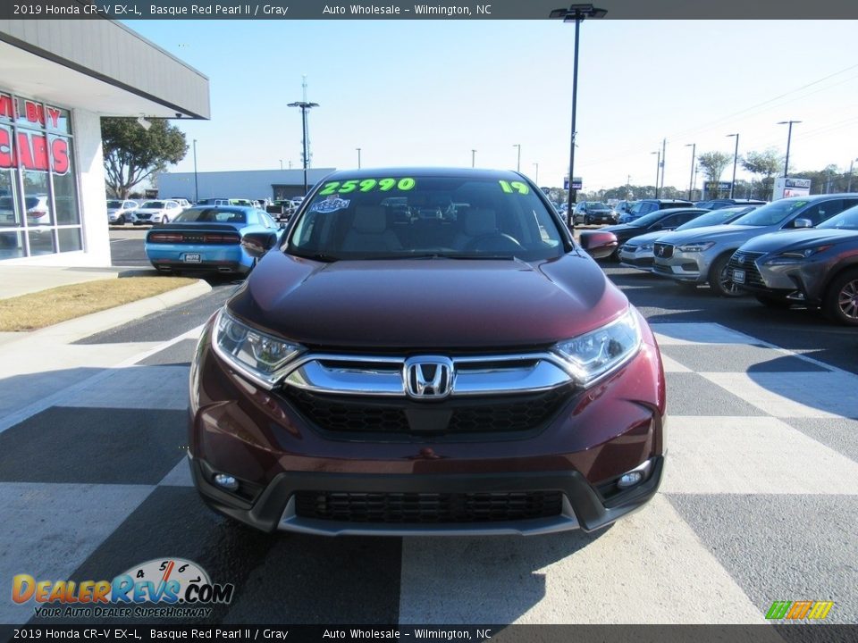 2019 Honda CR-V EX-L Basque Red Pearl II / Gray Photo #2