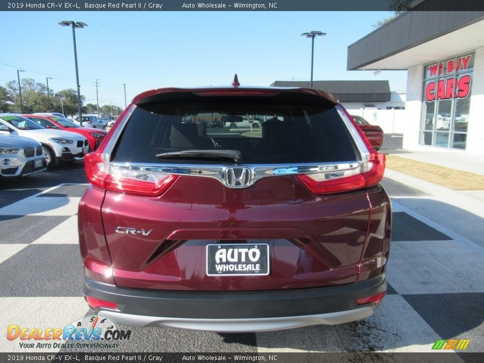 2019 Honda CR-V EX-L Basque Red Pearl II / Gray Photo #4