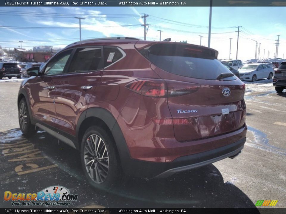 2021 Hyundai Tucson Ulitimate AWD Red Crimson / Black Photo #3