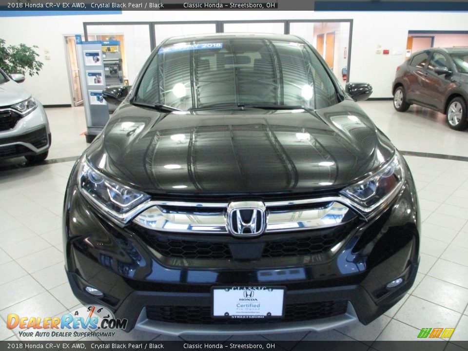 2018 Honda CR-V EX AWD Crystal Black Pearl / Black Photo #2