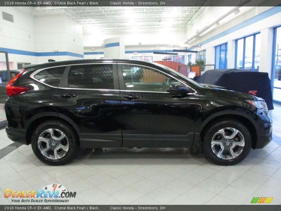 2018 Honda CR-V EX AWD Crystal Black Pearl / Black Photo #4