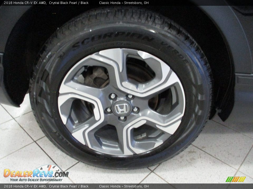 2018 Honda CR-V EX AWD Crystal Black Pearl / Black Photo #6