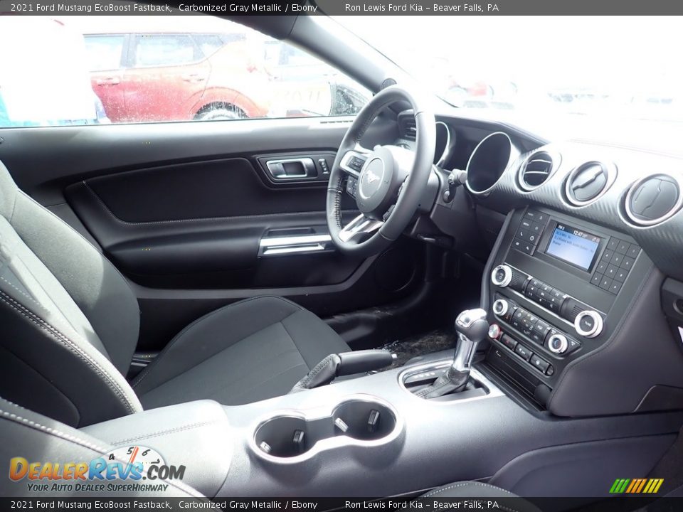 Dashboard of 2021 Ford Mustang EcoBoost Fastback Photo #10