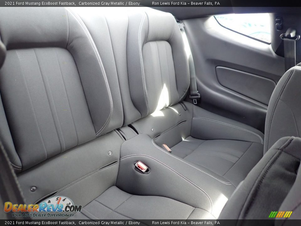 Rear Seat of 2021 Ford Mustang EcoBoost Fastback Photo #11
