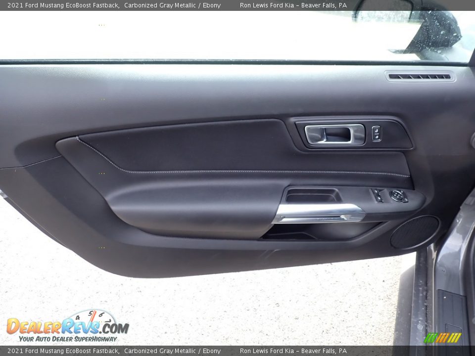 Door Panel of 2021 Ford Mustang EcoBoost Fastback Photo #13