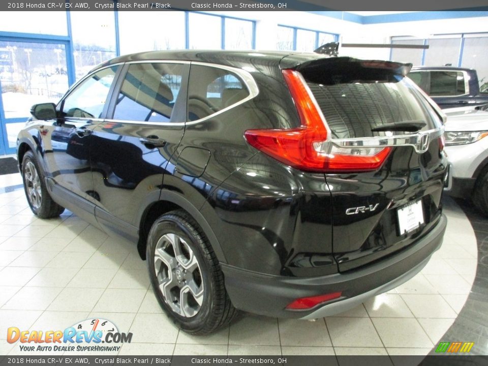 2018 Honda CR-V EX AWD Crystal Black Pearl / Black Photo #9