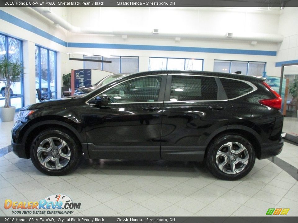 2018 Honda CR-V EX AWD Crystal Black Pearl / Black Photo #10