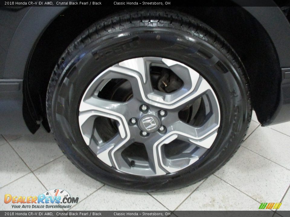 2018 Honda CR-V EX AWD Crystal Black Pearl / Black Photo #11