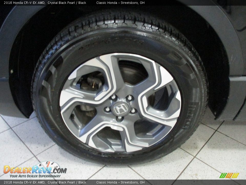 2018 Honda CR-V EX AWD Crystal Black Pearl / Black Photo #12