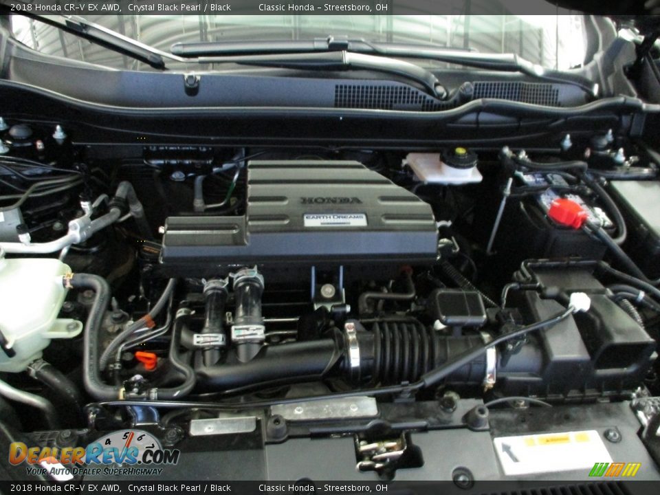2018 Honda CR-V EX AWD Crystal Black Pearl / Black Photo #13