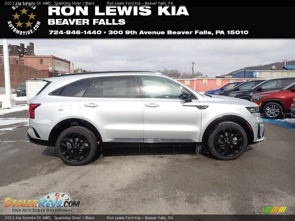 2021 Kia Sorento SX AWD Sparkling Silver / Black Photo #1