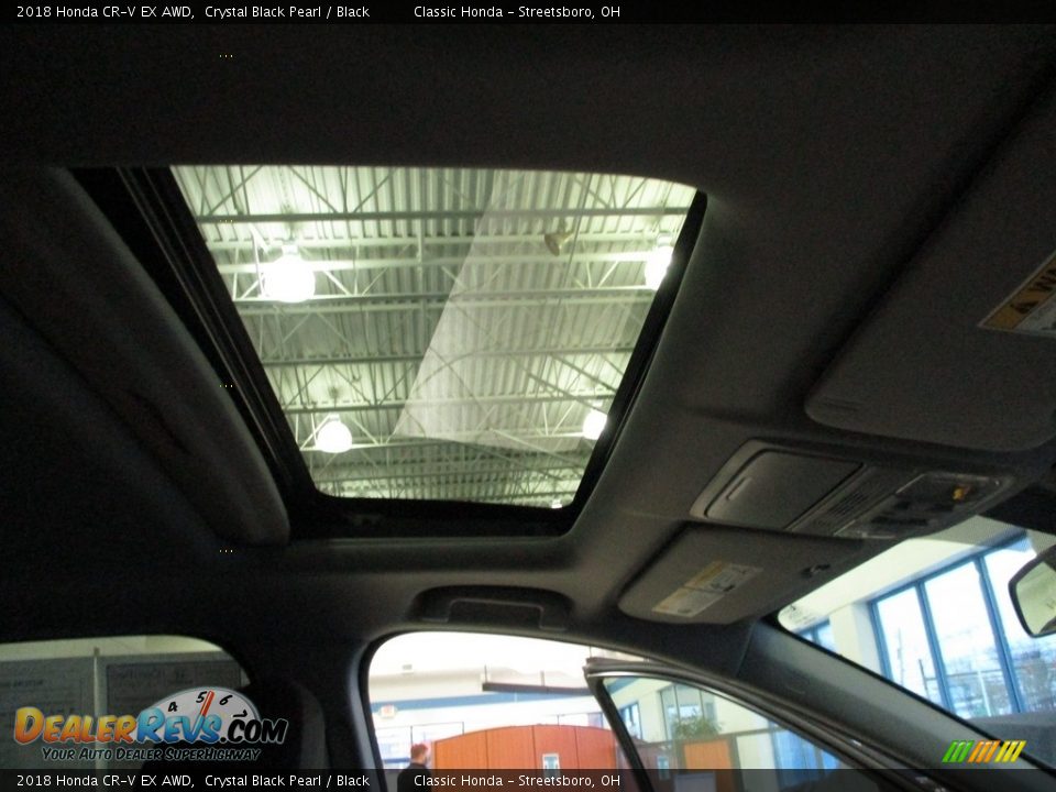 2018 Honda CR-V EX AWD Crystal Black Pearl / Black Photo #17