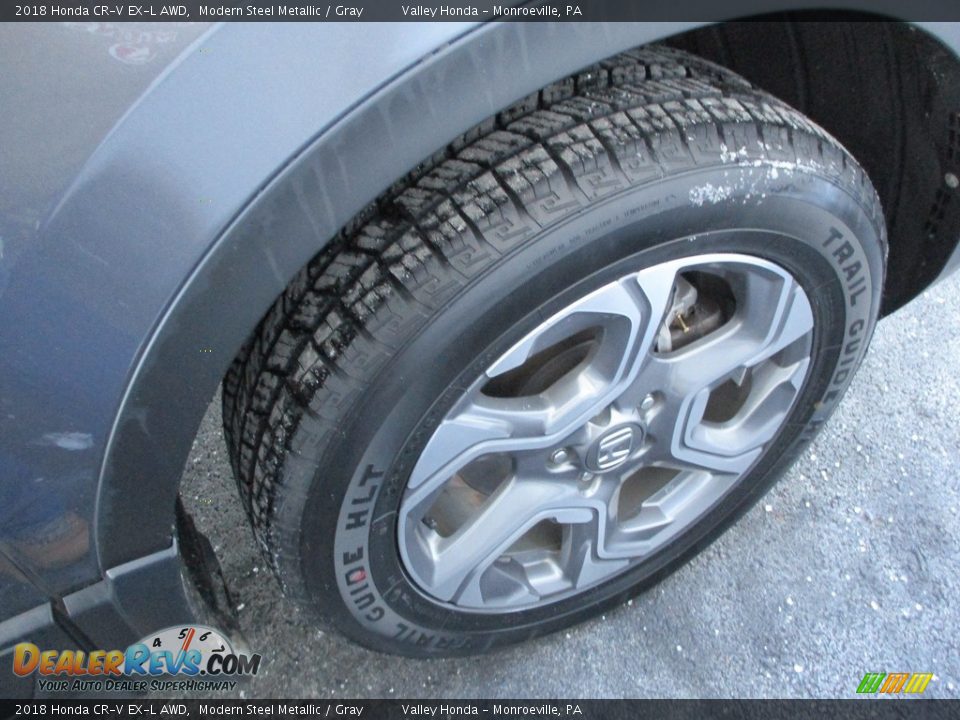 2018 Honda CR-V EX-L AWD Modern Steel Metallic / Gray Photo #6