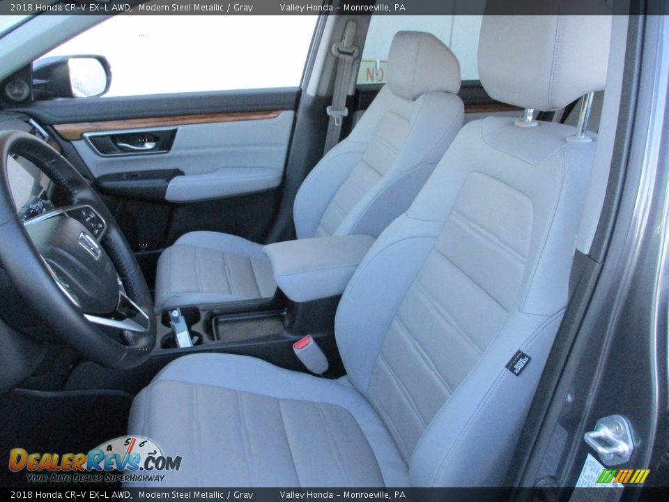 2018 Honda CR-V EX-L AWD Modern Steel Metallic / Gray Photo #12