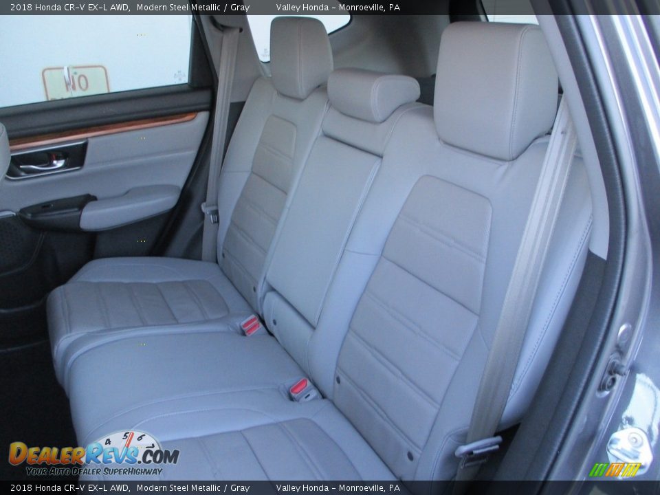 2018 Honda CR-V EX-L AWD Modern Steel Metallic / Gray Photo #13