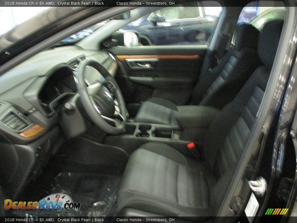 2018 Honda CR-V EX AWD Crystal Black Pearl / Black Photo #28