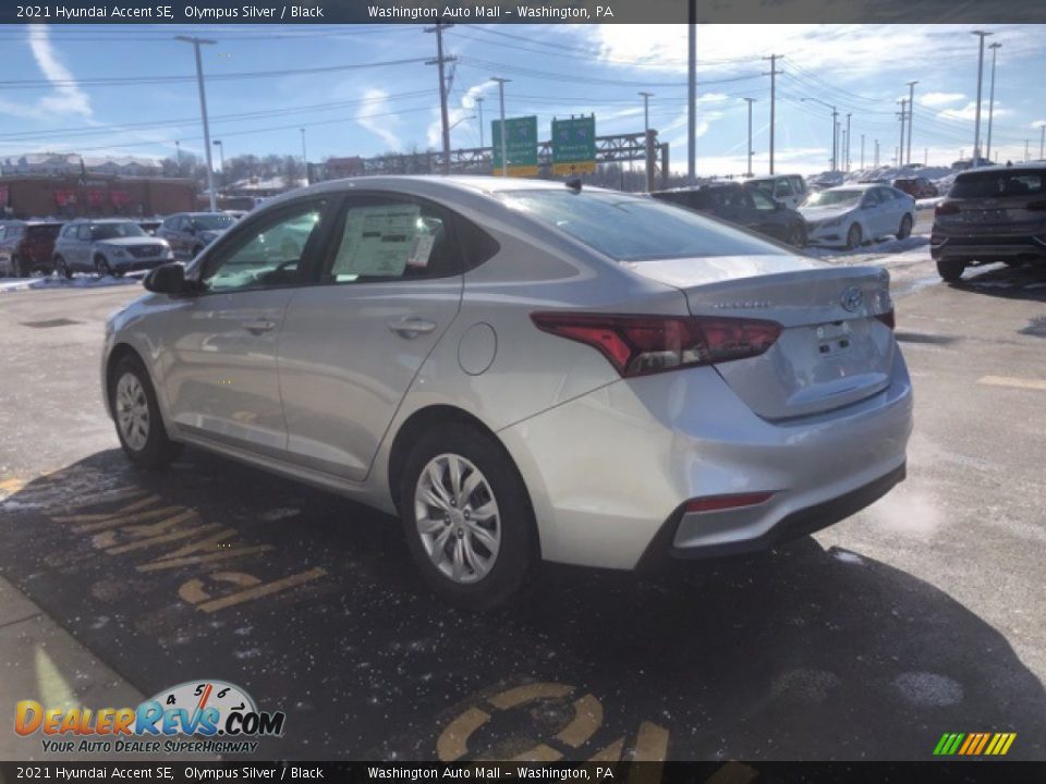 2021 Hyundai Accent SE Olympus Silver / Black Photo #3