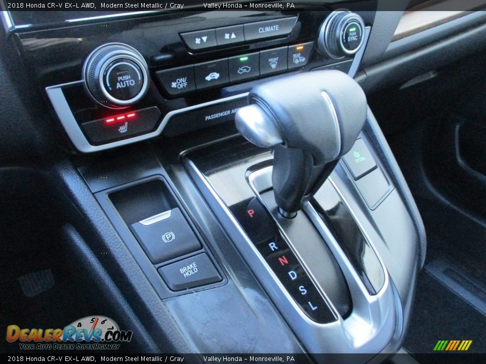 2018 Honda CR-V EX-L AWD Modern Steel Metallic / Gray Photo #17