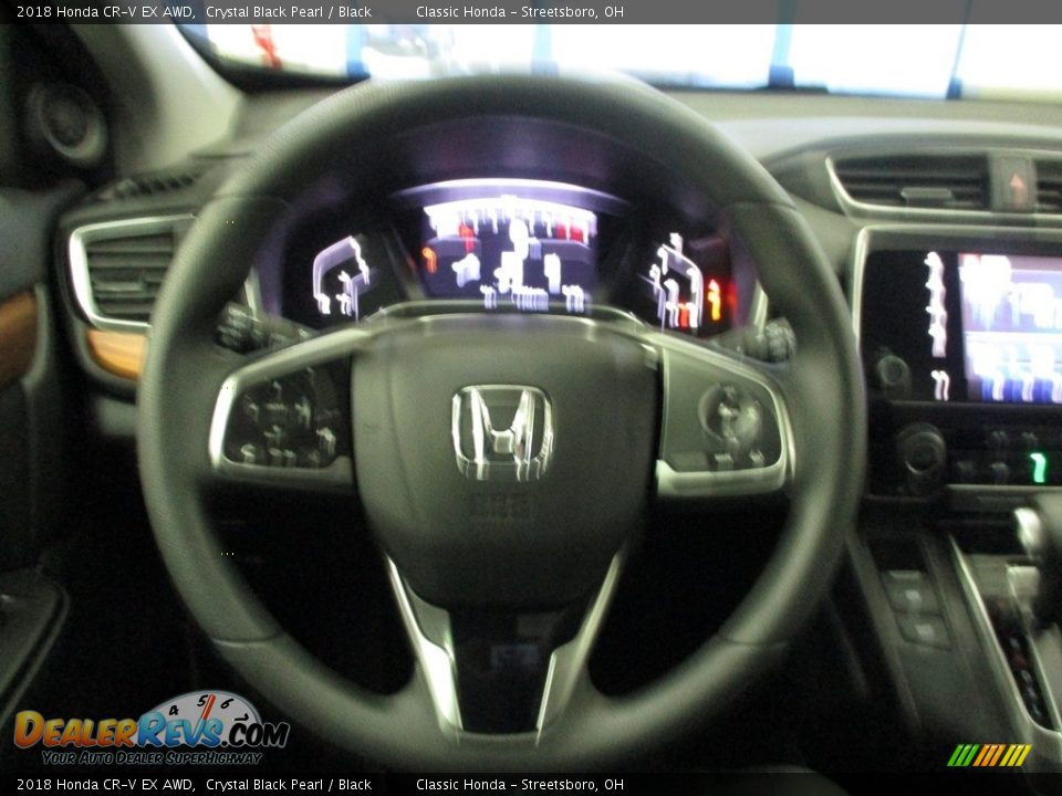 2018 Honda CR-V EX AWD Crystal Black Pearl / Black Photo #30