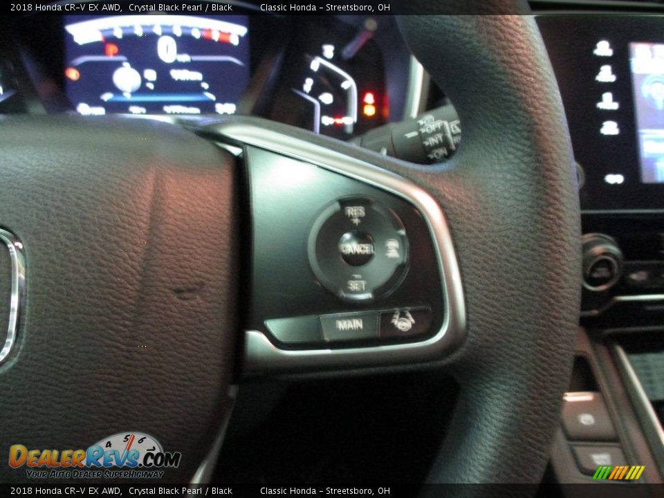 2018 Honda CR-V EX AWD Crystal Black Pearl / Black Photo #32