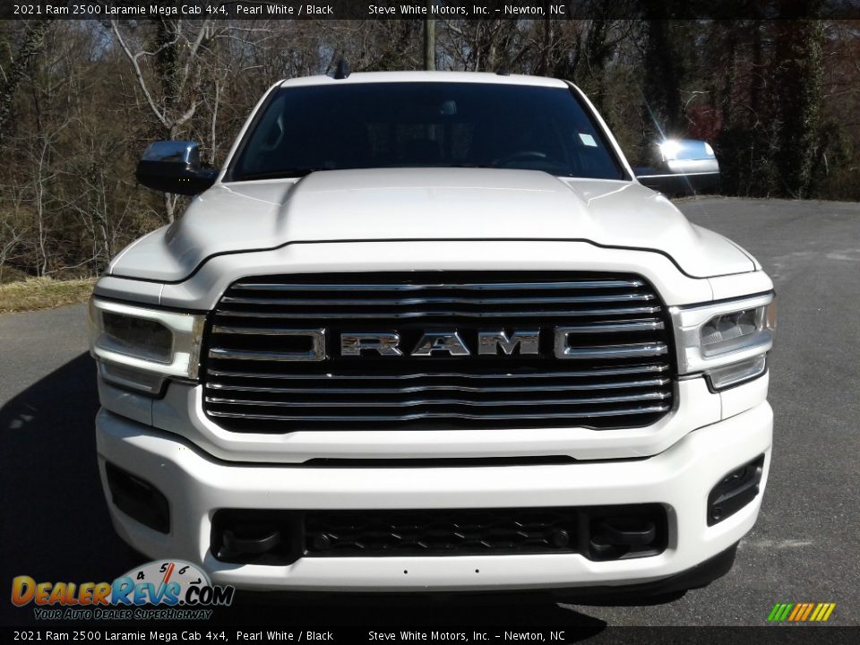 2021 Ram 2500 Laramie Mega Cab 4x4 Pearl White / Black Photo #3