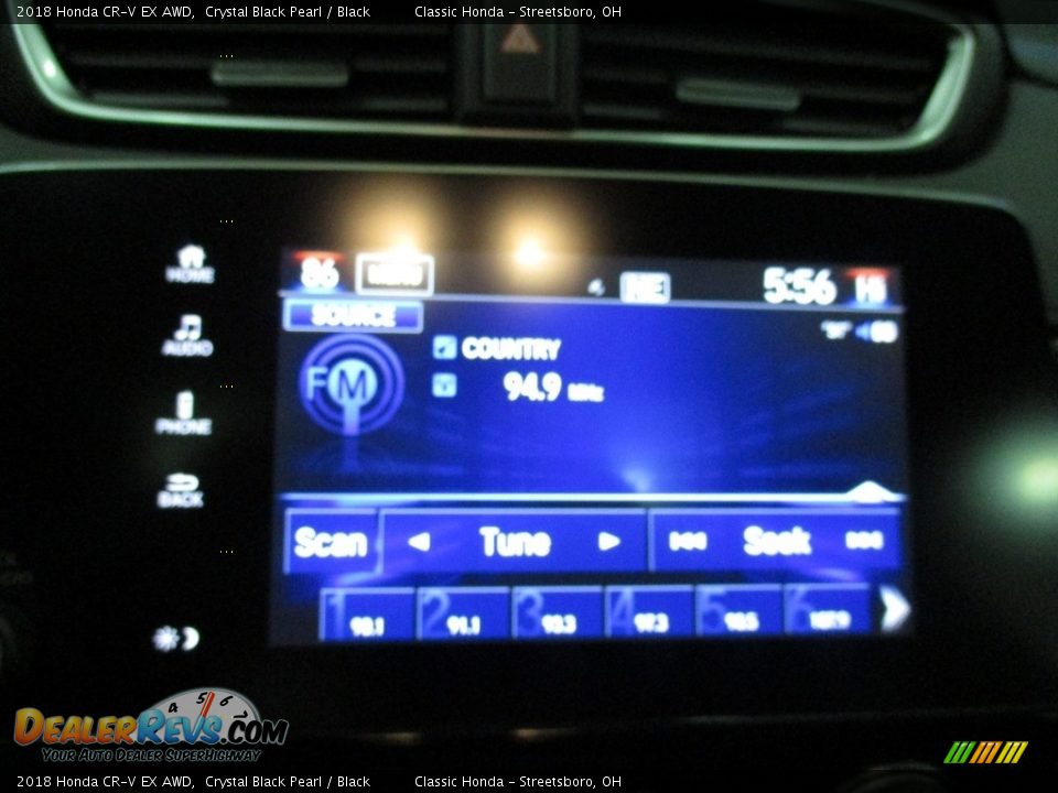 2018 Honda CR-V EX AWD Crystal Black Pearl / Black Photo #36