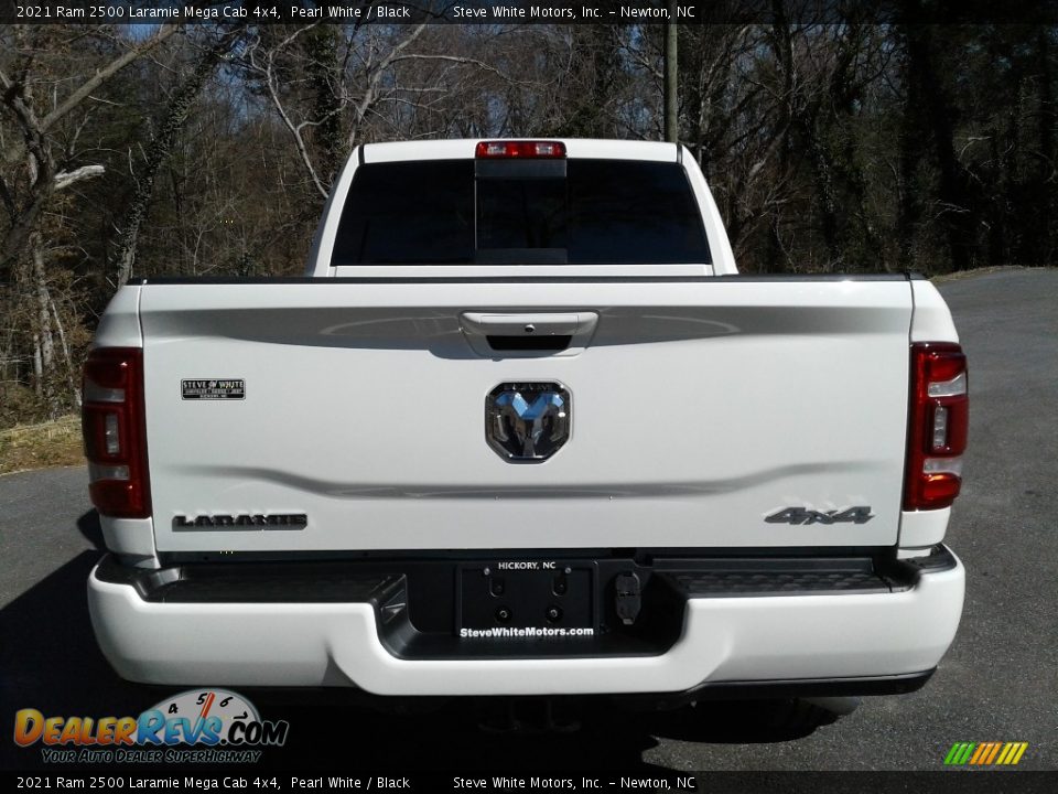 2021 Ram 2500 Laramie Mega Cab 4x4 Pearl White / Black Photo #7