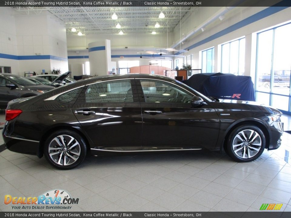 2018 Honda Accord Touring Hybrid Sedan Kona Coffee Metallic / Black Photo #4
