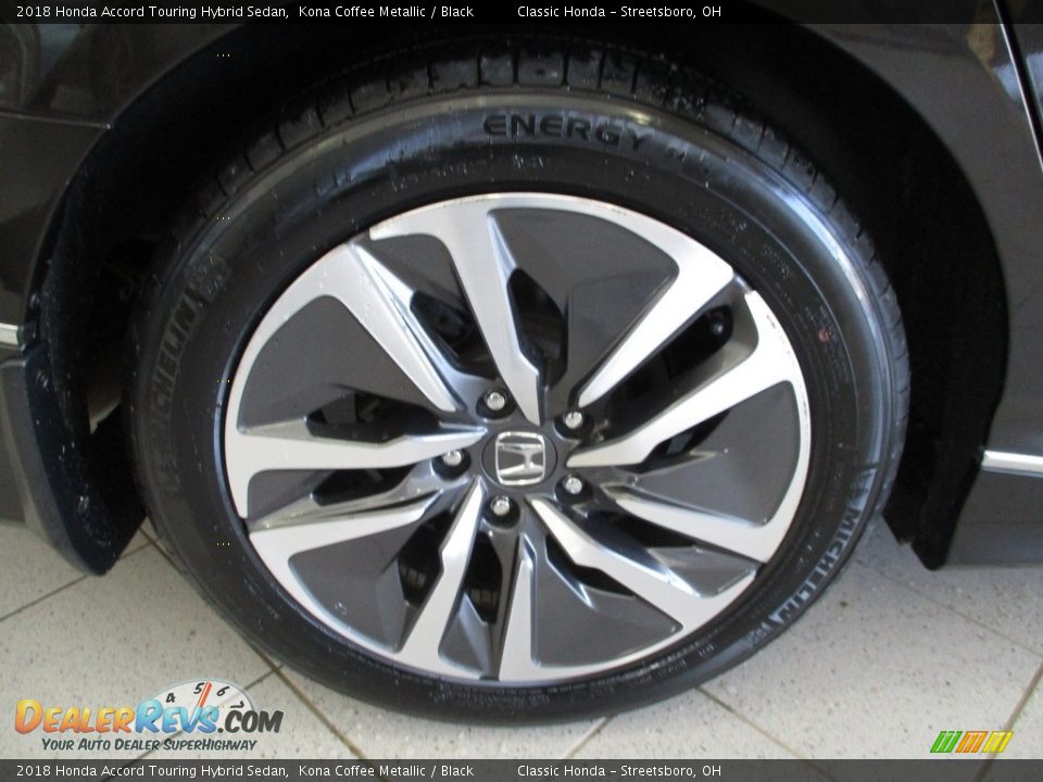 2018 Honda Accord Touring Hybrid Sedan Kona Coffee Metallic / Black Photo #6