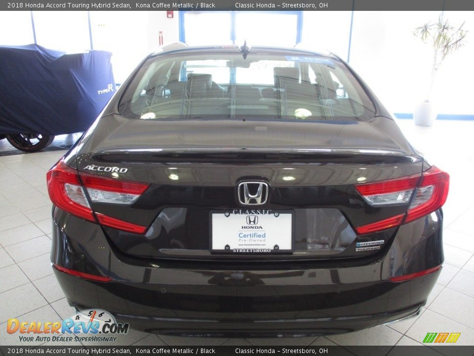 2018 Honda Accord Touring Hybrid Sedan Kona Coffee Metallic / Black Photo #8