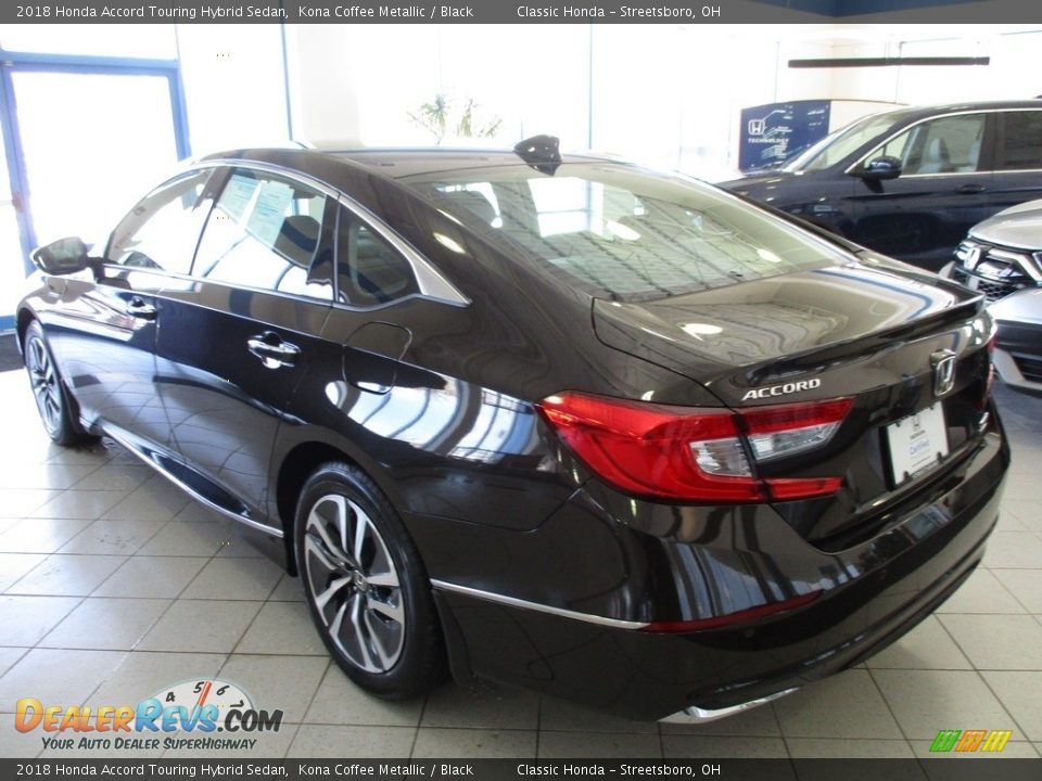 2018 Honda Accord Touring Hybrid Sedan Kona Coffee Metallic / Black Photo #9