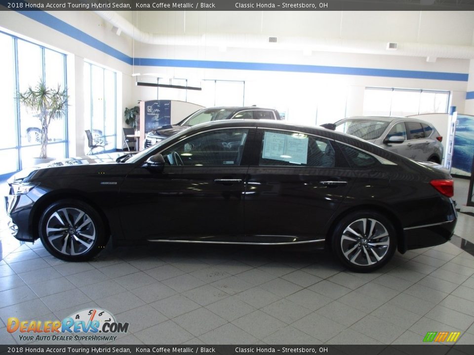 2018 Honda Accord Touring Hybrid Sedan Kona Coffee Metallic / Black Photo #10