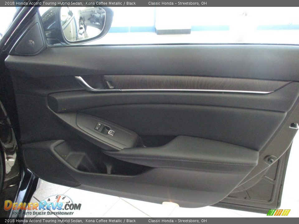 2018 Honda Accord Touring Hybrid Sedan Kona Coffee Metallic / Black Photo #14