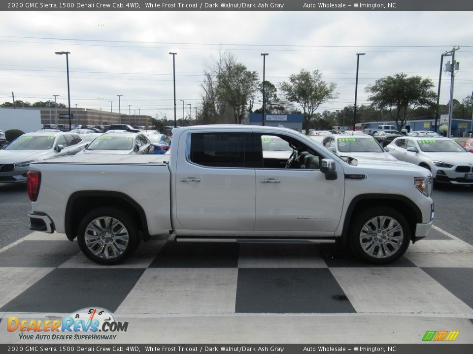 2020 GMC Sierra 1500 Denali Crew Cab 4WD White Frost Tricoat / Dark Walnut/Dark Ash Gray Photo #3