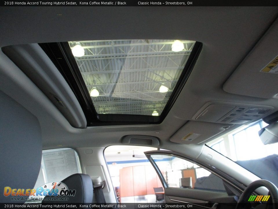 2018 Honda Accord Touring Hybrid Sedan Kona Coffee Metallic / Black Photo #17