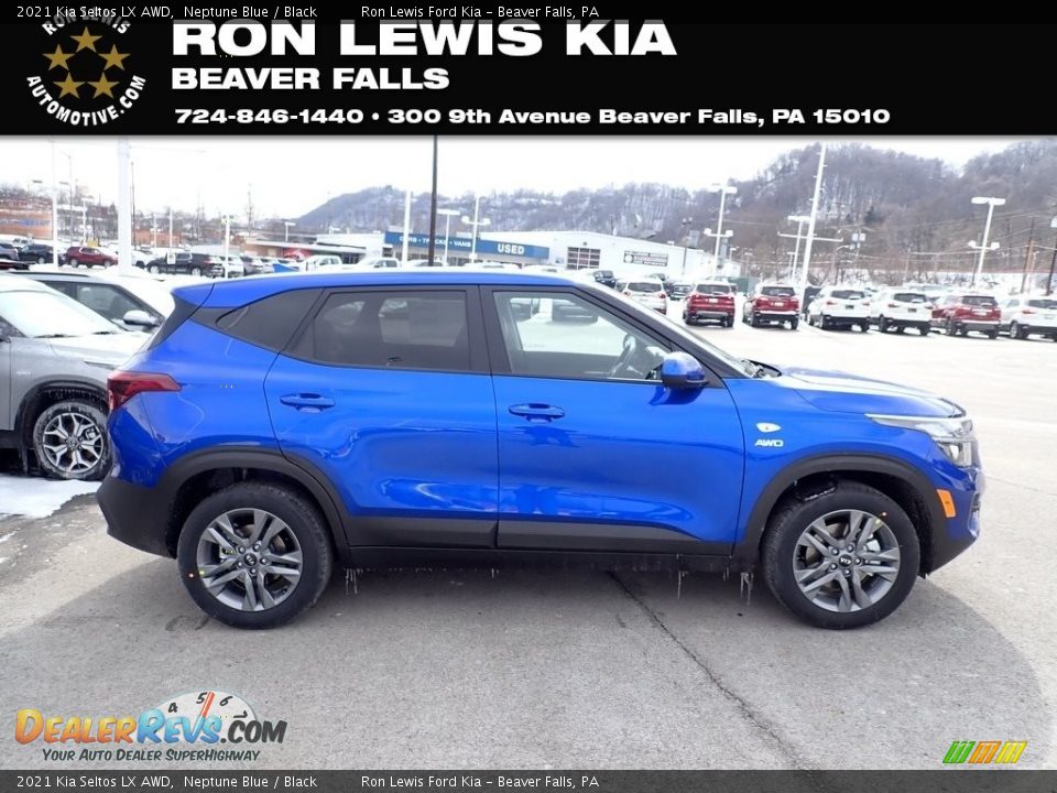 2021 Kia Seltos LX AWD Neptune Blue / Black Photo #1