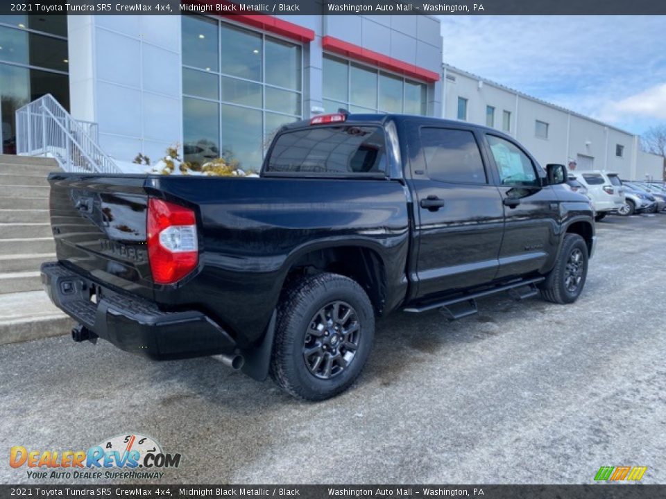 2021 Toyota Tundra SR5 CrewMax 4x4 Midnight Black Metallic / Black Photo #21