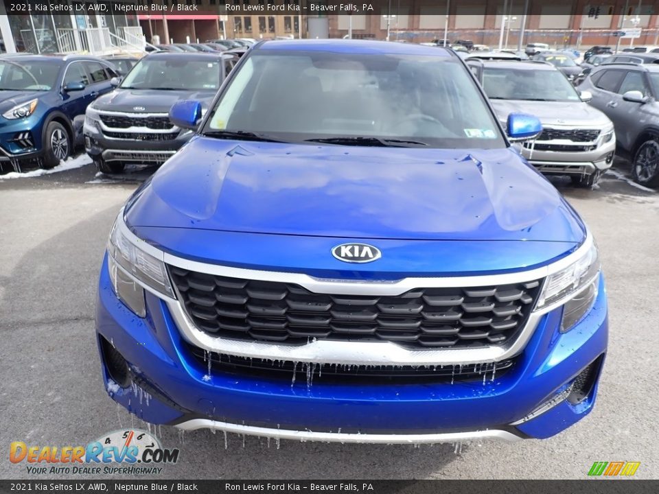 2021 Kia Seltos LX AWD Neptune Blue / Black Photo #4