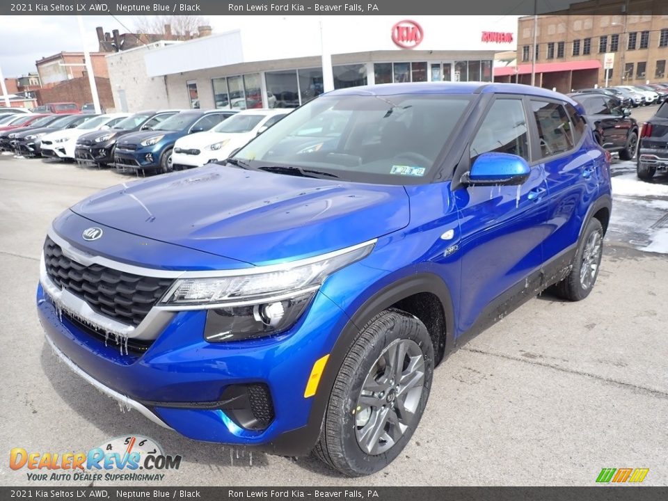 2021 Kia Seltos LX AWD Neptune Blue / Black Photo #5