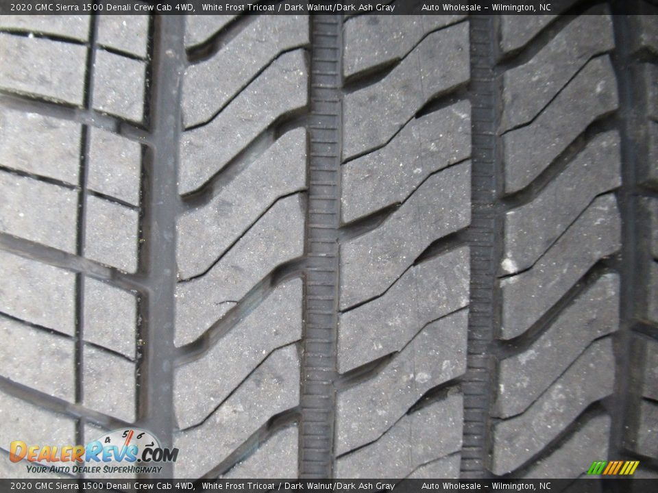 2020 GMC Sierra 1500 Denali Crew Cab 4WD White Frost Tricoat / Dark Walnut/Dark Ash Gray Photo #9