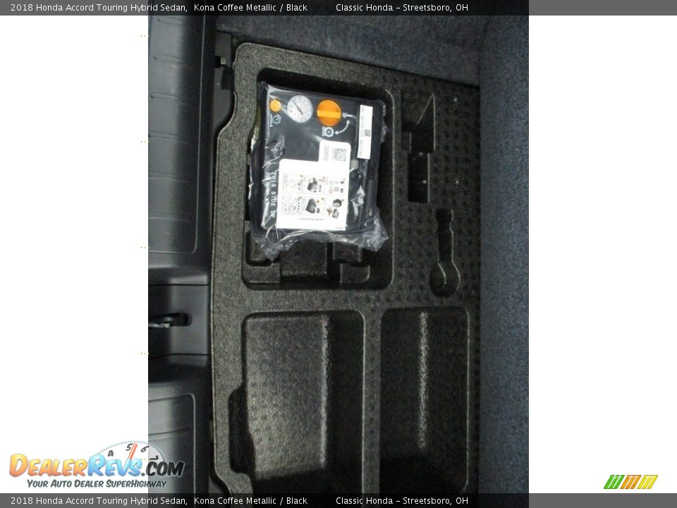 2018 Honda Accord Touring Hybrid Sedan Kona Coffee Metallic / Black Photo #22