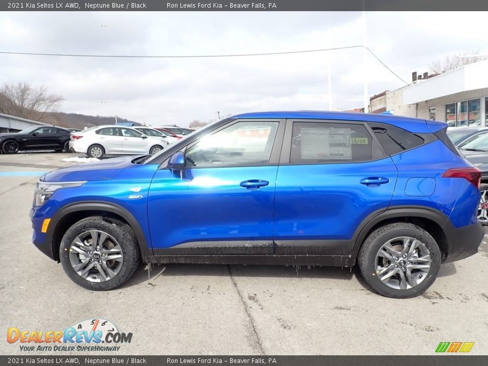 2021 Kia Seltos LX AWD Neptune Blue / Black Photo #6