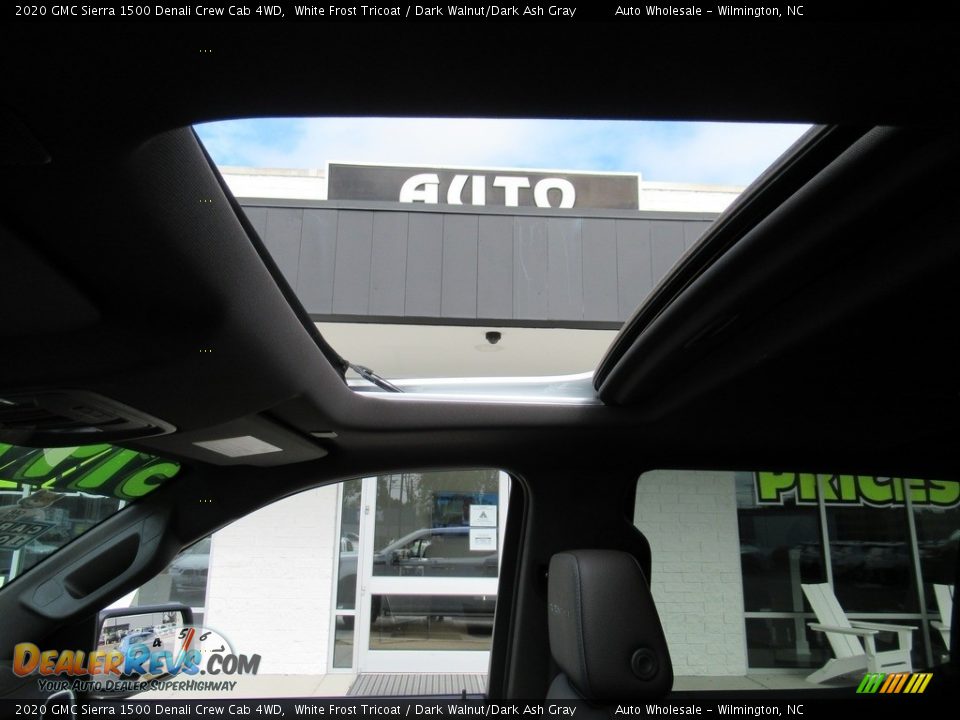 2020 GMC Sierra 1500 Denali Crew Cab 4WD White Frost Tricoat / Dark Walnut/Dark Ash Gray Photo #11