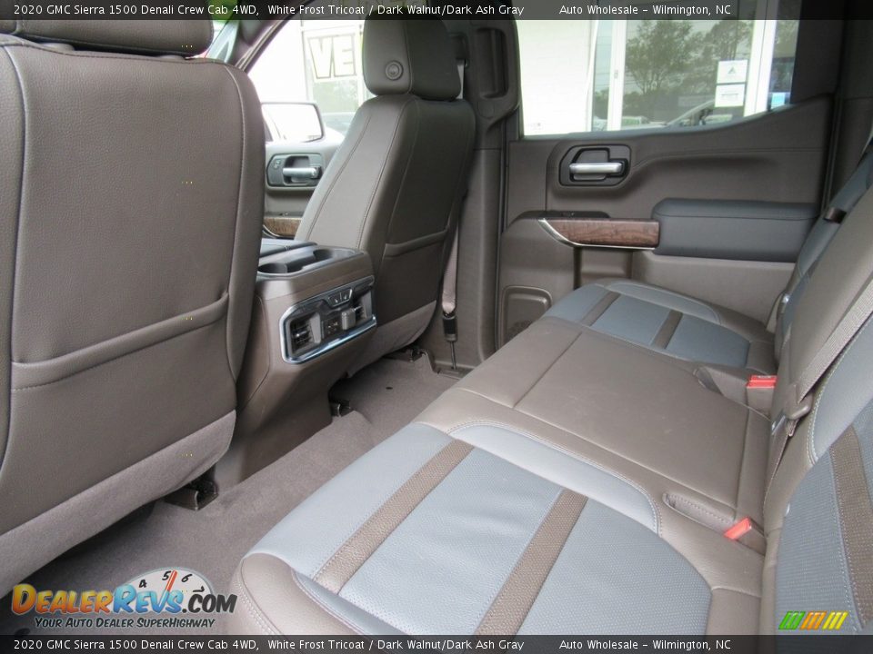 2020 GMC Sierra 1500 Denali Crew Cab 4WD White Frost Tricoat / Dark Walnut/Dark Ash Gray Photo #12
