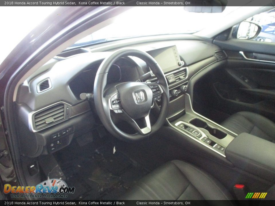 2018 Honda Accord Touring Hybrid Sedan Kona Coffee Metallic / Black Photo #27