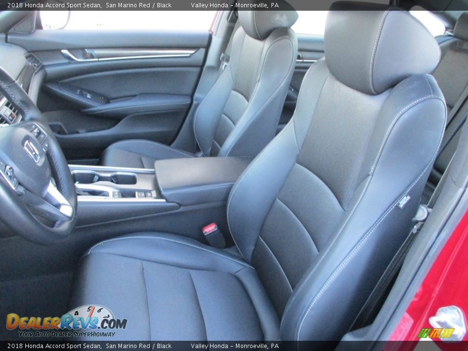 2018 Honda Accord Sport Sedan San Marino Red / Black Photo #11
