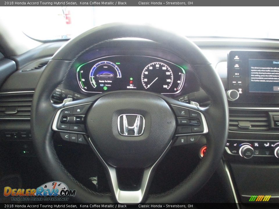 2018 Honda Accord Touring Hybrid Sedan Kona Coffee Metallic / Black Photo #30