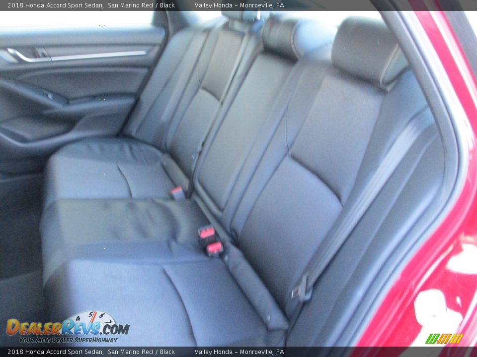 2018 Honda Accord Sport Sedan San Marino Red / Black Photo #12