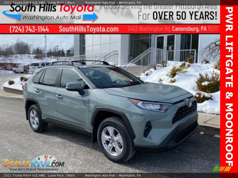 2021 Toyota RAV4 XLE AWD Lunar Rock / Black Photo #1